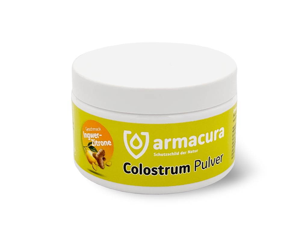 armacura® Colostrum Pulver Ingwer Zitrone Dose