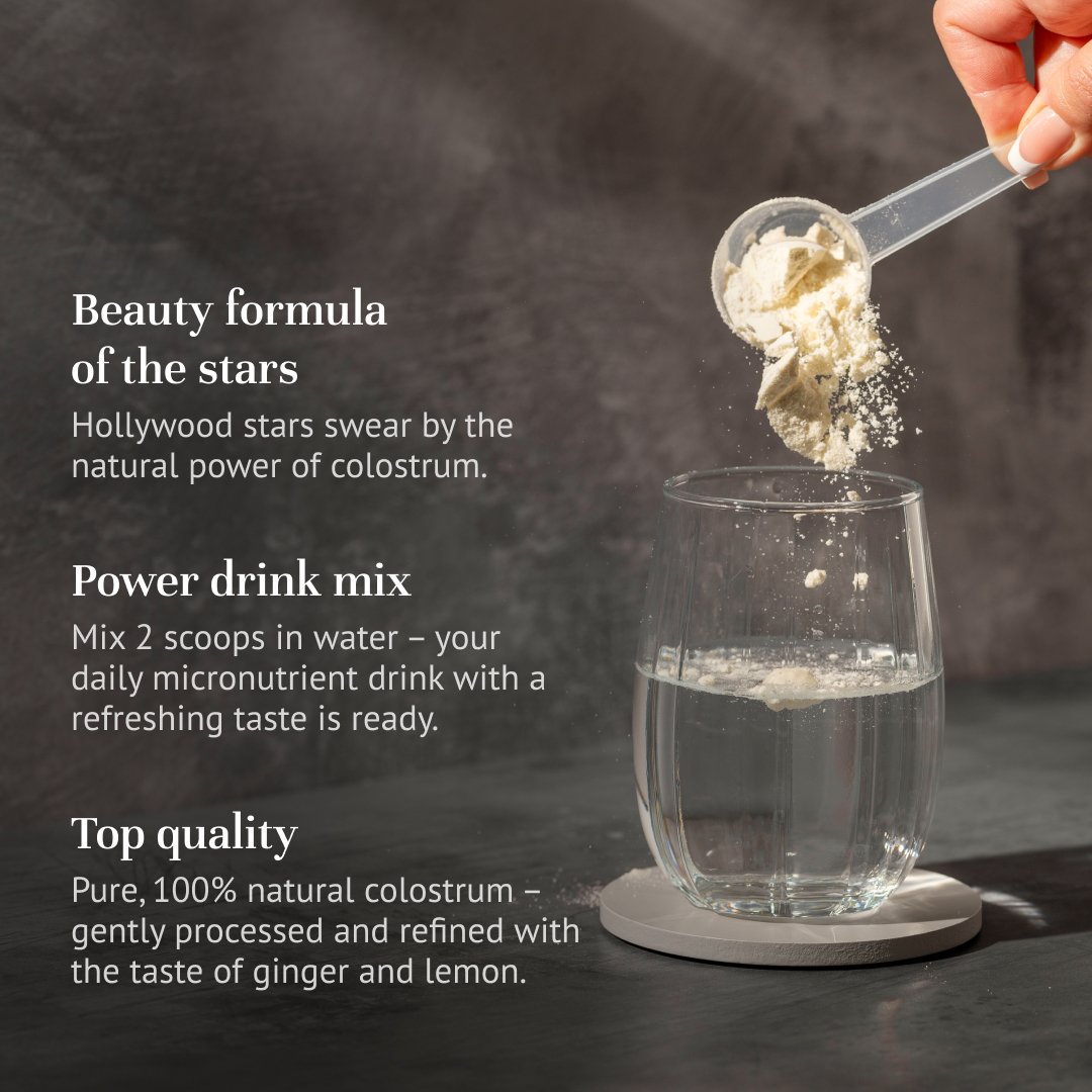 armacura® Colostrum Powder Ginger Lemon